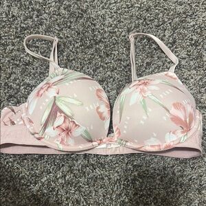 PINK Victoria's Secret Pink and Green Bra Intimates & Sleepwear